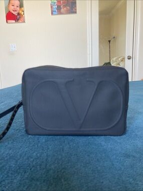 Valentino jelly rockstud makeup pouch toiletry bag with Logo